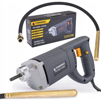 Vibrátor do betonu Powermat 1250 W, 4000 ot./min