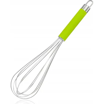 Šlehací metla KUCHYŇSKÁ ŠLEHACÍ METLA UULKI Z NEREZOVÉ OCELI ZELENÁ 27 CM