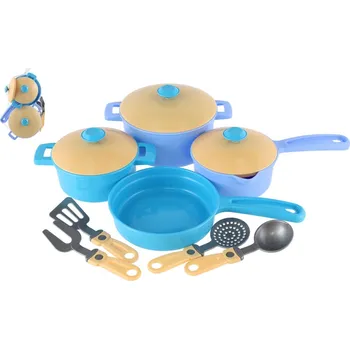 Dětský spotřebič Teddies Sada pánví s doplňky plast 11ks v sáčku