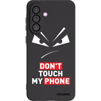 Pouzdro na mobilní telefon Picasee silikonový černý obal pro Samsung Galaxy A36 5G - Evil Eye - Transparent