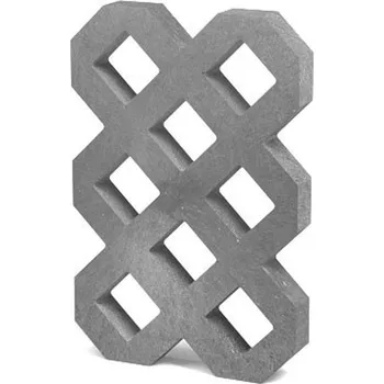 Venkovní dlažba OSTATNÍ Dlažba zatravňovací VD600 šedá 600 x 400 x 60 mm