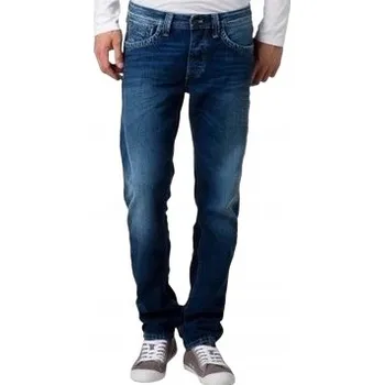 Pánské džíny PEPE JEANS TMAVĚ MODRÉ PÁNSKÉ DŽÍNY DLOUHÉ 33/32
