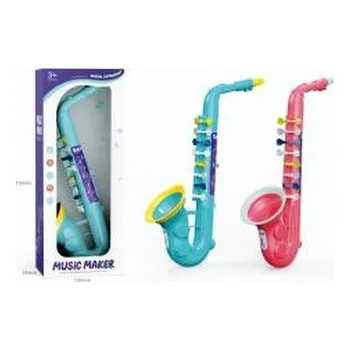 Hudební nástroj pro děti Saksofon 33,2x8,2x13cm MIX
