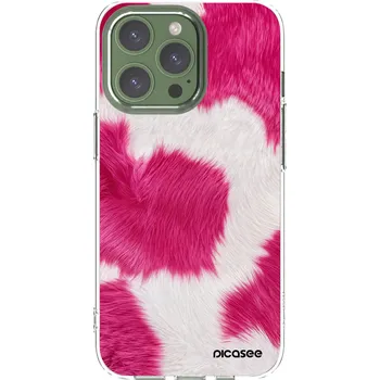 Pouzdro na mobilní telefon Picasee silikonový průhledný obal pro Apple iPhone 13 Pro - Pink Moo