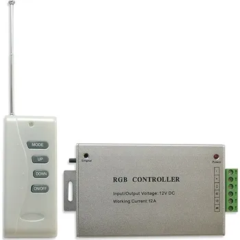 LED páska RGB LED kontrolér Premium Line lighting hliníkový s RC dálkové ovládání 0.25000 Kg ELEKTRO Sklad1 7030021 (0.25000 Kg ELEKTRO Sklad1 7030021)
