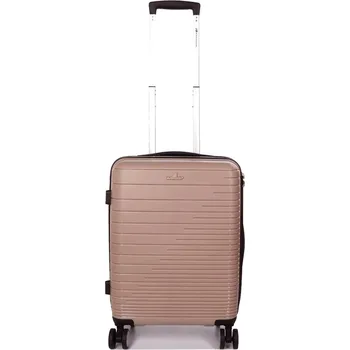 Malý palubní kufr na kolečkách do letadla TSA polypropylen 40l Madisson 33703 růžová světle