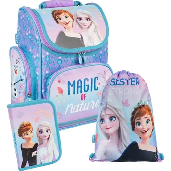 Školní batoh Školní set sada Frozen 3 ks ŠKOLNÍ BATOH batoh aktovka, penál, sáček Ledové království 03
