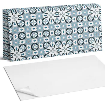 Obklad Vinylové obklady s motivem do kuchyně Geometrický vzor dlaždic 6 Ks 60x30 cm