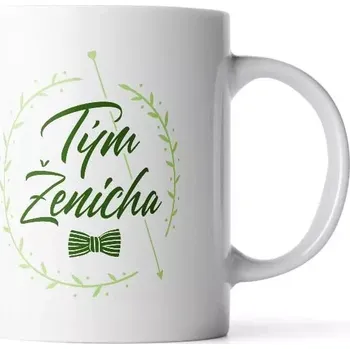 Sablio Hrnek Tým ženicha motýlek - 890 ml - XXL