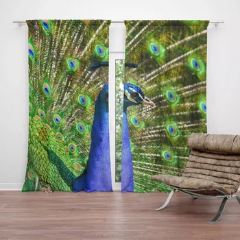 Závěs Sablio Závěs Páv: 2ks 140x250cm