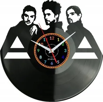 Hodiny Vědecké hodiny Atom Nástěnné hodiny Vinylová deska Moderní Dekorativní Na