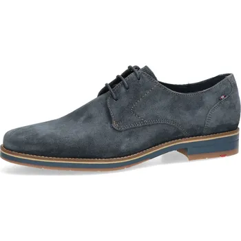 Pánské polobotky Lloyd pánské semišové společenské boty - tmavomodré