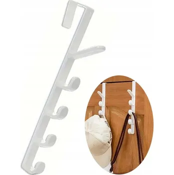 Věšák Háček bez vrtání bílý