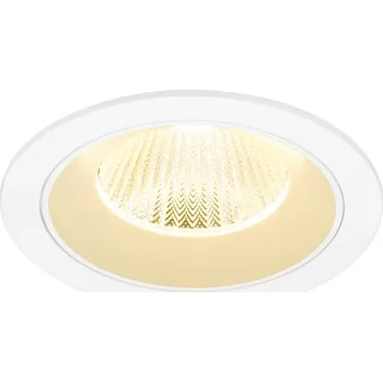 BIG WHITE (SLV) NUMINOS L Stropní vestavné svítidlo, 3000 K, 40°, IP20, kulaté, bílá 1009787