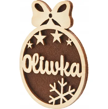 Vánoční dekorace Zdobená sněhová vločka Vánoční Koule 10,2 cm 1 ks