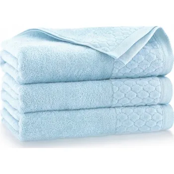 Prostěradlo Měkký ručník Davis Světle Modrá 100% bavlna 70x140 cm
