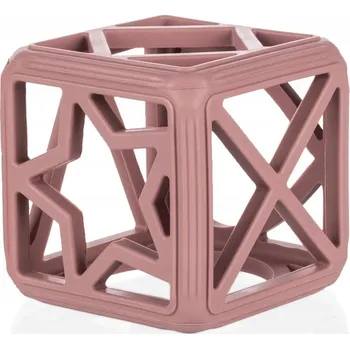 Zopa Silicone Teether Square kousátko 0 m+ Pink 1 ks