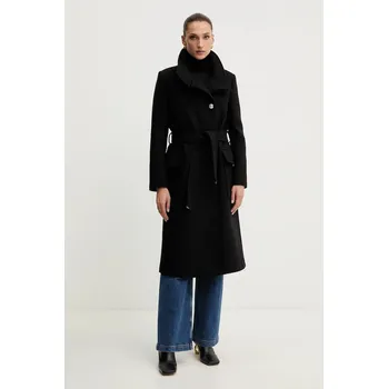 Dámský kabát Kabát s příměsí vlny Morgan GALOUA černá 99X, vel. 40