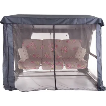 Příslušenství k houpačce Stříška s moskytiérou na houpačku Rimini / Venezia šedá PATIO 467053