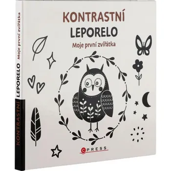 Albatros Knížka Kontrastní leporelo Moje první zvířátka 15,5x15cm 0m+