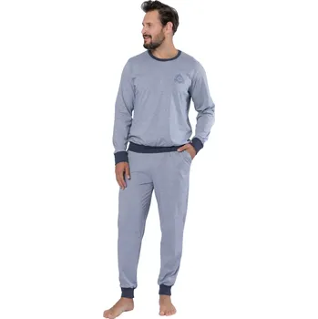Pánské pyžamo Hotberg Pánské pyžamo Bazyli 1693/52 – Styl a pohodlí Barva/Velikost: jeans / L