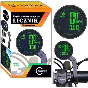 Tachometr GOTEL BEZDRÁTOVÝ CYKLOSTÝLNÍ POČÍTAČ K455G S RAMENEM