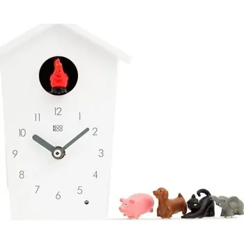 Budík Kookoo AnimalHouse white