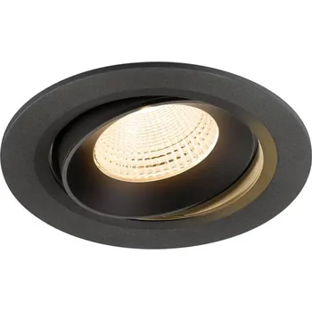 BIG WHITE (SLV) NUMINOS MOVE L Stropní vestavné svítidlo, 2700 K, 55°, IP20, kulaté, černé 1009816