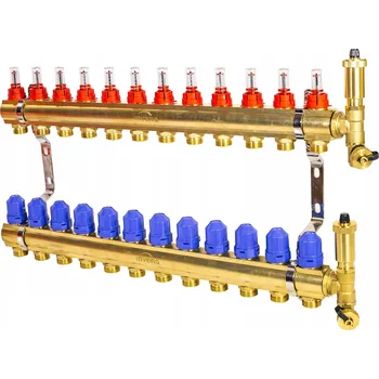 Instalatérský materiál Rozdělovač Invena pro 14 okruhů