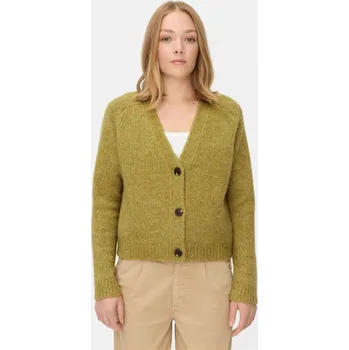Dámský svetr KARDIGAN CAMEL ACTIVE KNITWEAR GREEN