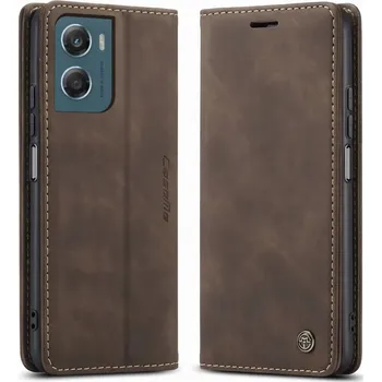 Pouzdro na mobilní telefon Flipové pouzdro Caseme pro Motorola moto g06 power, hnědé