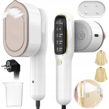 Žehlička NAPAŘOVAČ ODĚVŮ ŽEHLIČKA CESTOVNÍ PŘENOSNÝ 5 NASTAVENÍ PÁRY OTOČNÝ O 90°