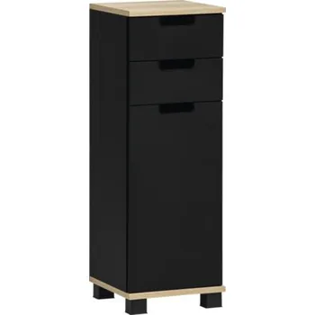 Koupelnový nábytek Skříňka nízká Möbelpartner Emmik černá 30,3 x 88,1 x 32,6 cm