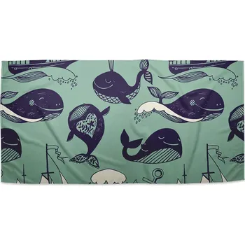 Sablio Ručník Velryby - 30x50 cm