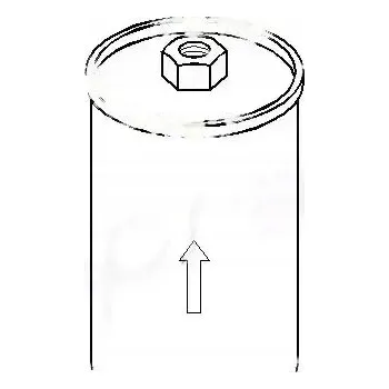 Palivový filtr Topran 300 531 Palivový filtr