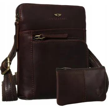 Peterson taška přes rameno / ledvinka PTN 1904-OPU-0352 BR hnědá