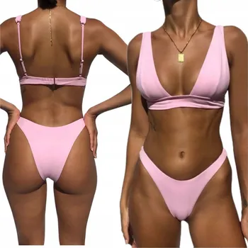 Dámské plavky Dvoudílné plavky brazilského střihu bikini S