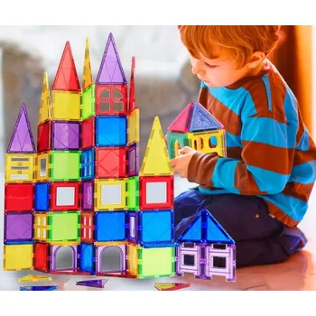 ostatní stavebnice Magnetické stavebnice 3D vzdělávací konstrukce 45ks skládačka pro děti