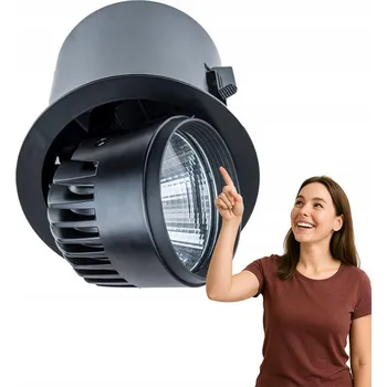 Kulatý očka Italux bílá, černá