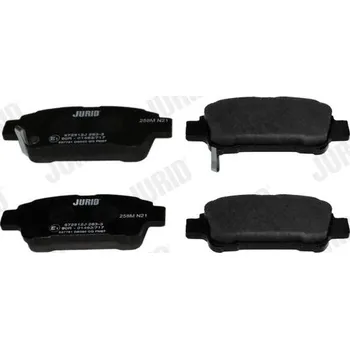 Brzdová destička Sada brzdových destiček, kotoučová brzda JURID 572512J