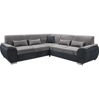 Sedací souprava Rohová Sedací Souprava Kondela, imitace kůže, šedá