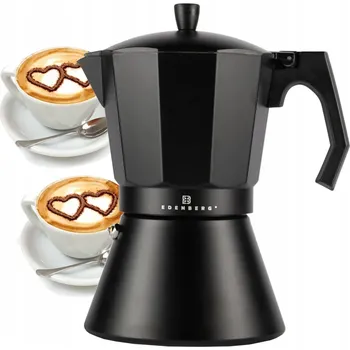 Kávovar Moka konvice na espresso 300 ml, 6 šálků, indukce EDENBERG 9307