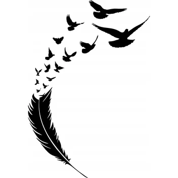 Samolepicí dekorace na vozidlo PERO PTÁCI samolepka na auto 25x17 cm