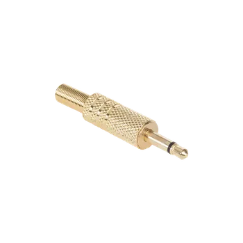 Elektrický konektor CABLETECH Jack konektor 3,5mm mono pozlacený