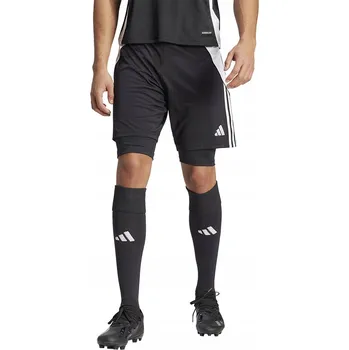 Pánské kraťasy Kraťasy adidas TIRO 24 Training 2IN1 IJ5605 - ČERNÁ, XXL