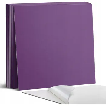 Obraz Samolepicí vinylové dlaždice S Potiskem fialová barva, 9 ks 30x30 cm