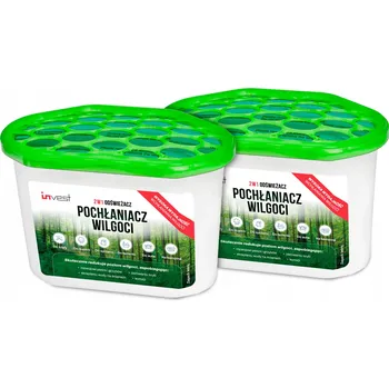 Odvlhčovač vzduchu 2X POHLCIVAČ VLHKOSTI ODVLHČOVAČ VZDUCHU 230g DO KUCHYNĚ KOUPELNY LESNÍ