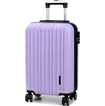 Malý cestovní kufr do letadla, skořepinový, ABS, 40 l, Worldline 623 fialová