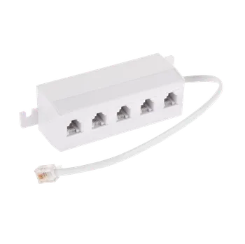 Elektrická zásuvka CABLETECH Telefonní kabel 6P4C - 6P4C 5x TEL0018