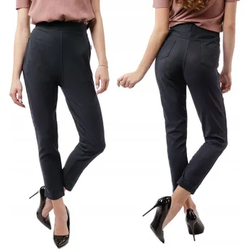 Dámské kalhoty Elegantní dámské cigaretové kalhoty 434 vel. 4XL/5XL